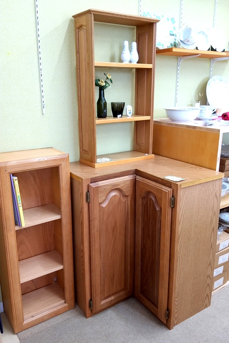 ビンテージ 木製キャビネット チーク無垢材 ヴィンテージキャビネット