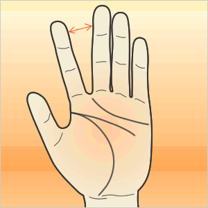 指の開き方4