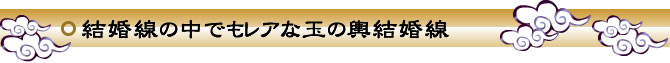 結婚線の中でもレアな玉の輿結婚線